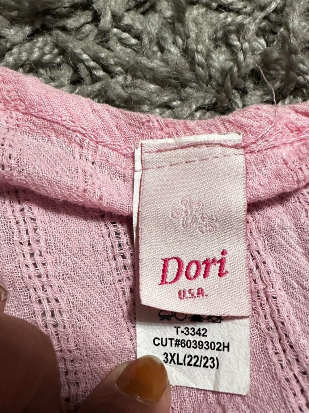 Boho Coquette Pink Blouse Size 3XL best Fits XL - Picture 2 of 6